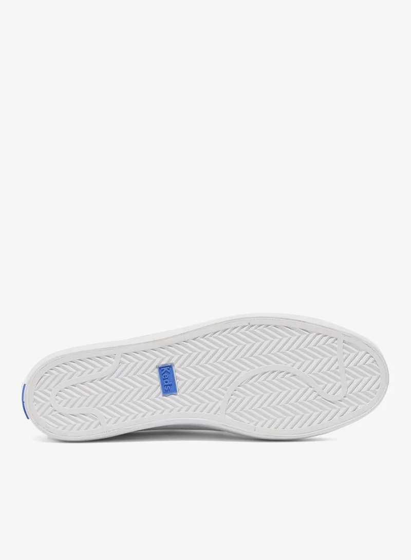 Keds white Keds Women's Kickback Leather Slip On  Casual Sneaker White for Women | Best Price UAE